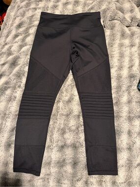 ZYIA Black Athletic Leggings with Branded Waistband